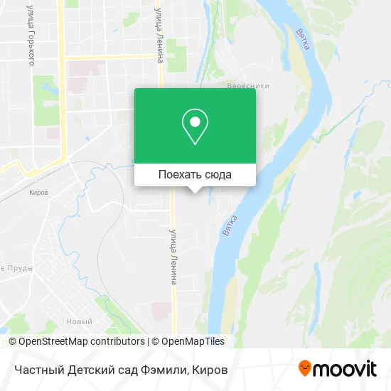 Карта Частный Детский сад Фэмили
