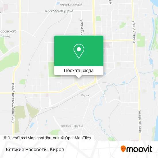 Карта Вятские Рассветы