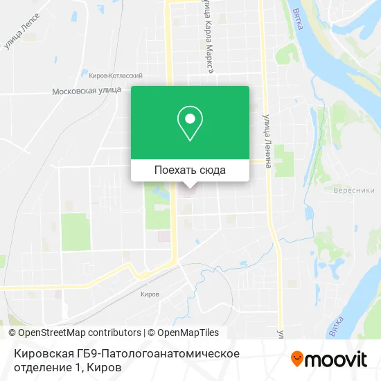 Карта Кировская ГБ9-Патологоанатомическое отделение 1