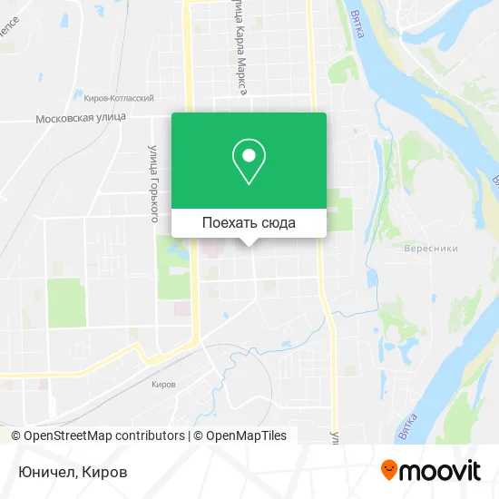 Карта Юничел