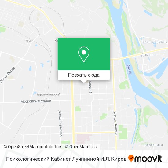 Карта Психологический Кабинет Лучининой И.Л