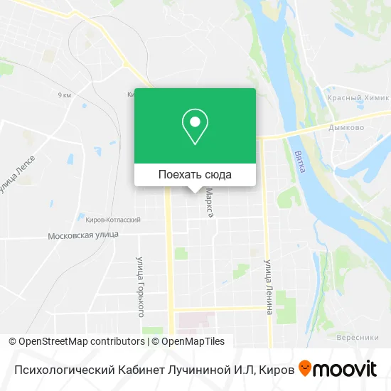 Карта Психологический Кабинет Лучининой И.Л