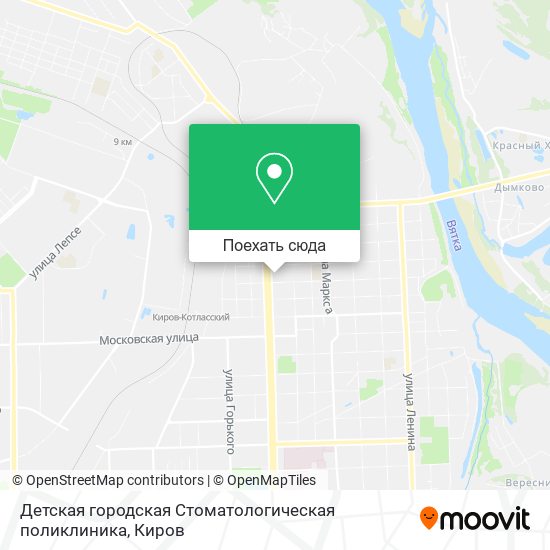 Карта Детская городская Стоматологическая поликлиника