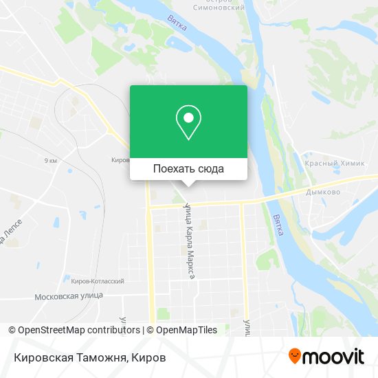 Карта Кировская Таможня