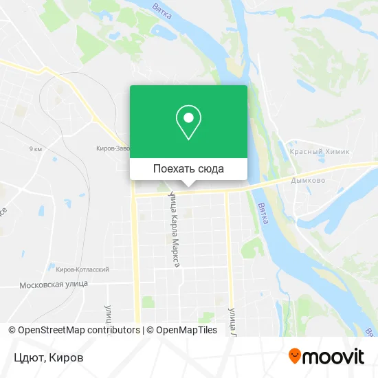 Карта Цдют
