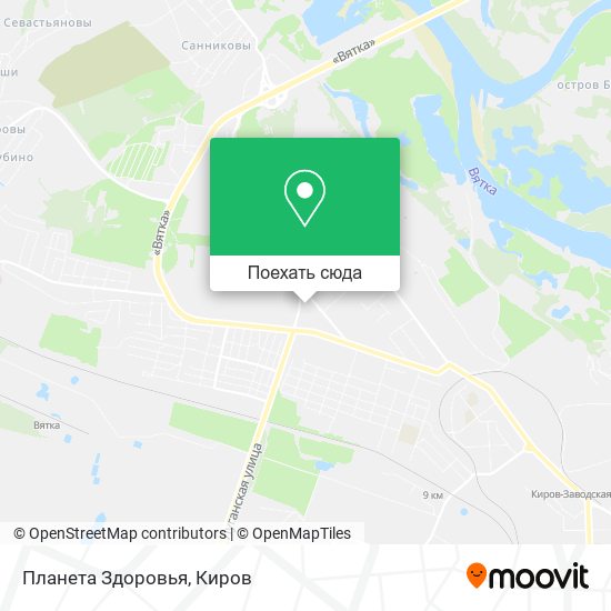 Карта Планета Здоровья