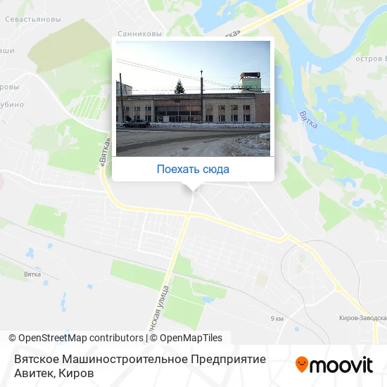 Карта Вятское Машиностроительное Предприятие Авитек