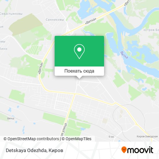 Карта Detskaya Odezhda
