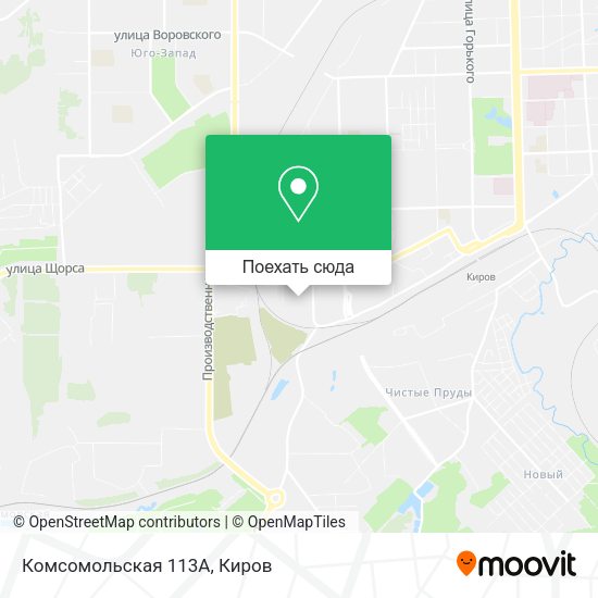 Карта Комсомольская 113А