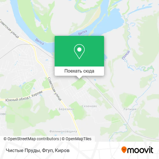 Карта Чистые Пруды, Фгуп
