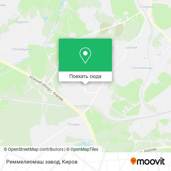 Карта Реммелиомаш завод