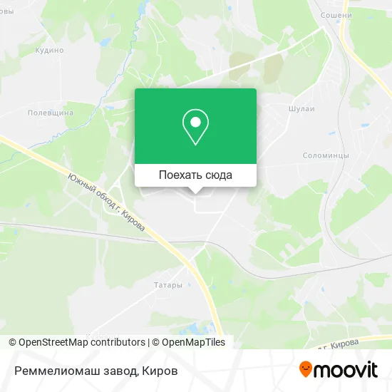 Карта Реммелиомаш завод