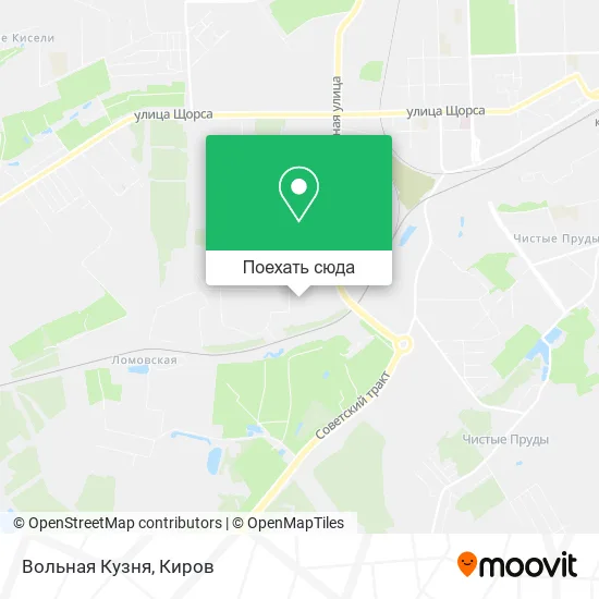 Карта Вольная Кузня