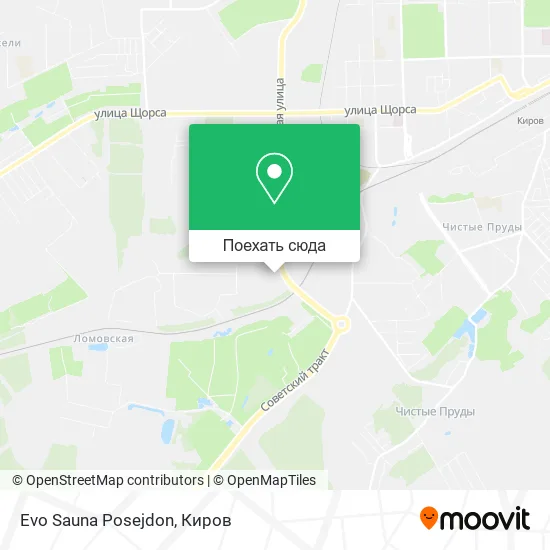 Карта Evo Sauna Posejdon