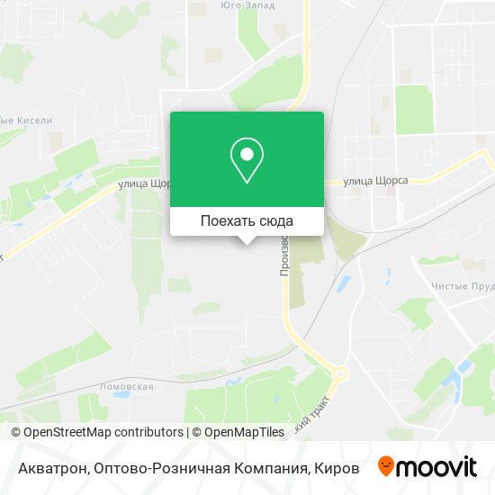 Карта Акватрон, Оптово-Розничная Компания