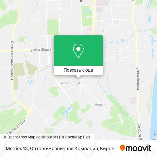 Карта Merries43, Оптово-Розничная Компания