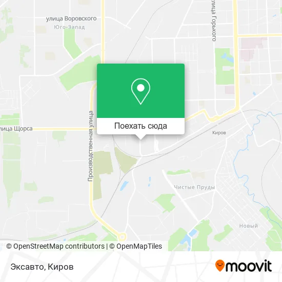 Карта Эксавто