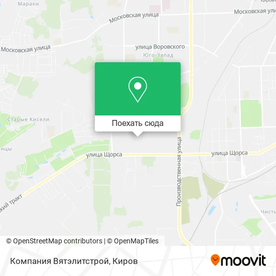 Карта Компания Вятэлитстрой
