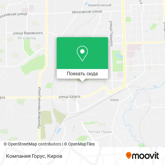 Карта Компания Горус