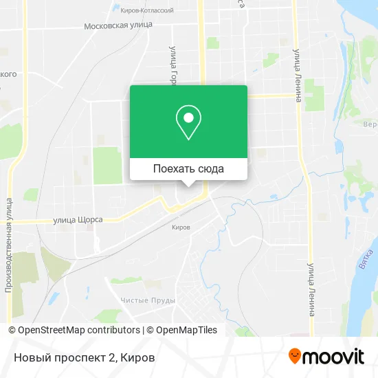 Карта Новый проспект 2
