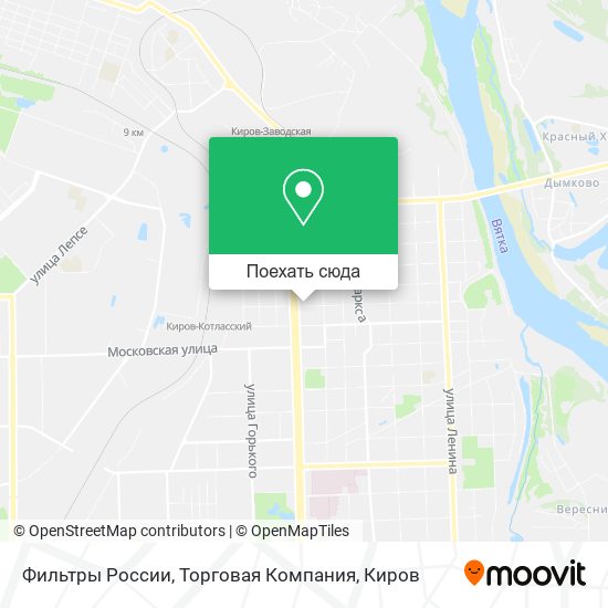 Карта Фильтры России, Торговая Компания