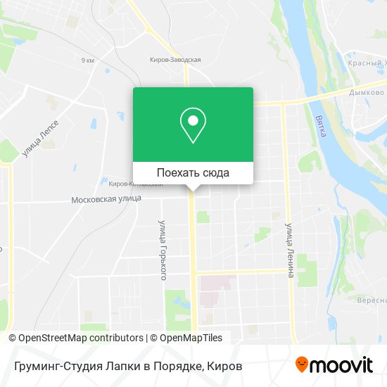 Карта Груминг-Студия Лапки в Порядке