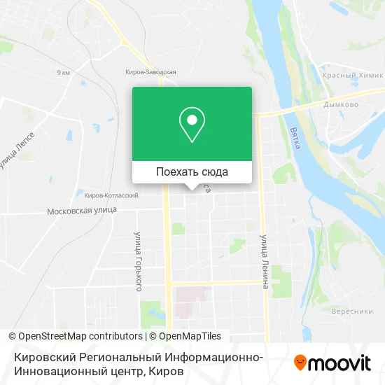 Карта Кировский Региональный Информационно-Инновационный центр