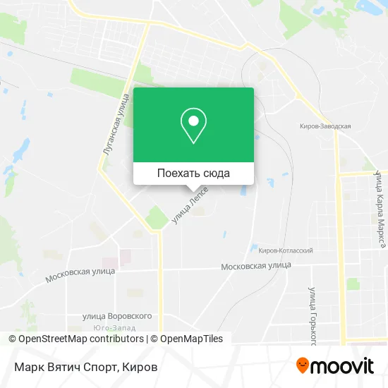 Карта Марк Вятич Спорт