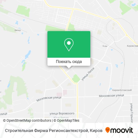 Карта Строительная Фирма Регионсантехстрой