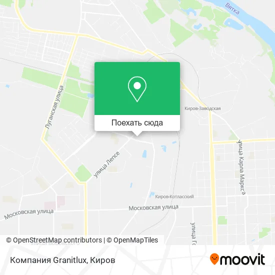 Карта Компания Granitlux