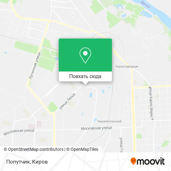 Карта Попутчик