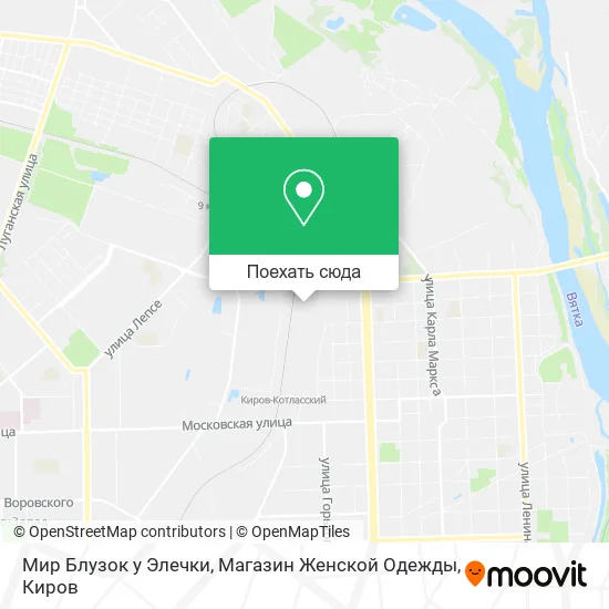 Карта Мир Блузок у Элечки, Магазин Женской Одежды