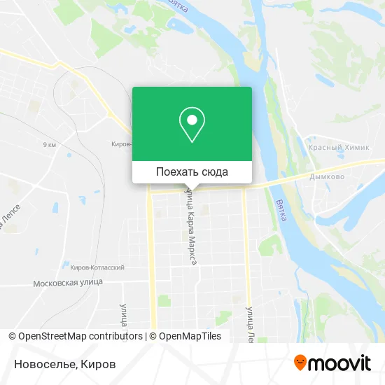 Карта Новоселье