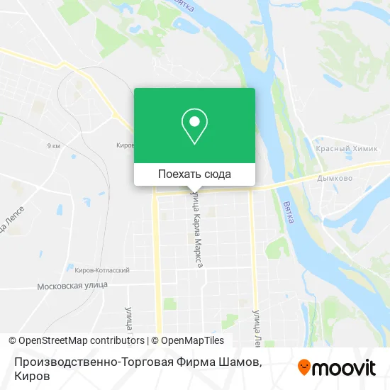 Карта Производственно-Торговая Фирма Шамов