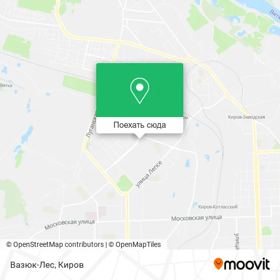 Карта Вазюк-Лес