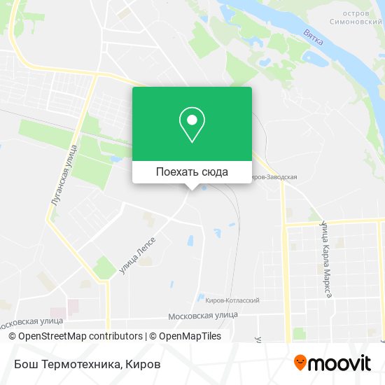 Карта Бош Термотехника