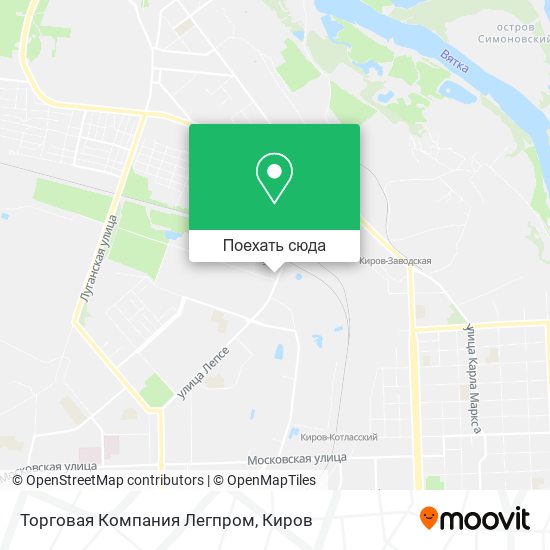 Карта Торговая Компания Легпром