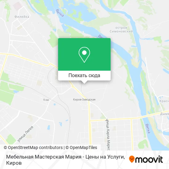 Карта Мебельная Мастерская Мария - Цены на Услуги