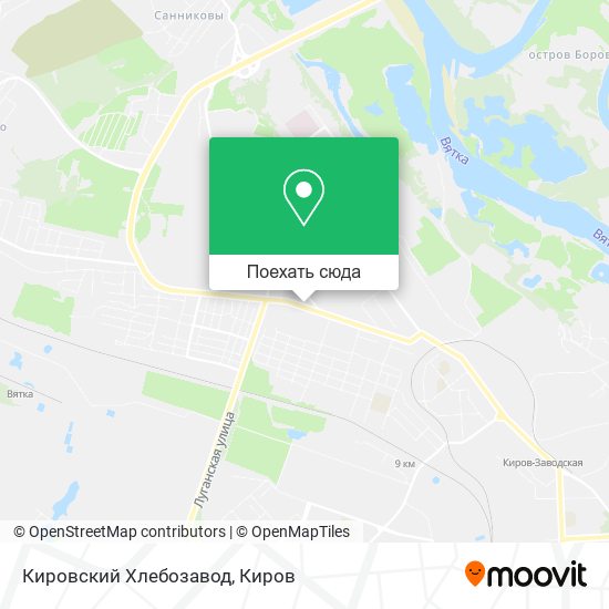 Карта Кировский Хлебозавод