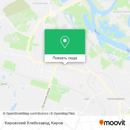 Карта Кировский Хлебозавод
