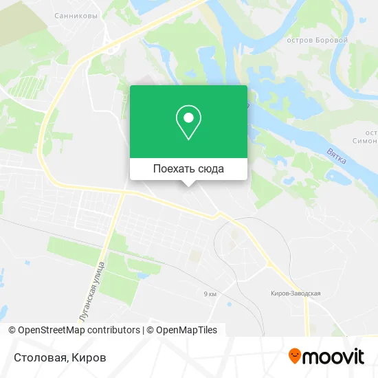 Карта Столовая