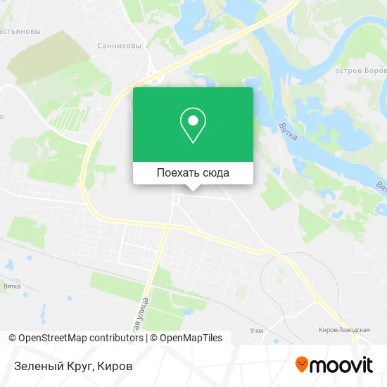 Карта Зеленый Круг