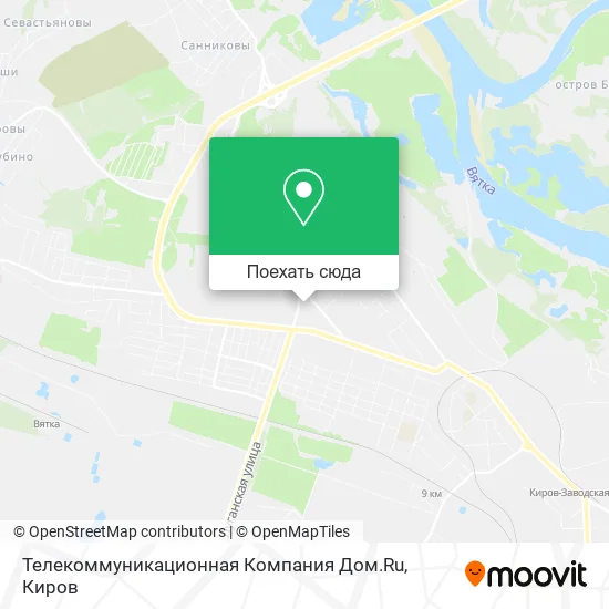 Карта Телекоммуникационная Компания Дом.Ru