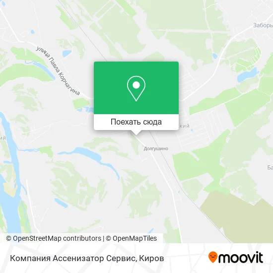 Карта Компания Ассенизатор Сервис