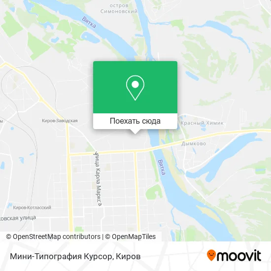 Карта Мини-Типография Курсор