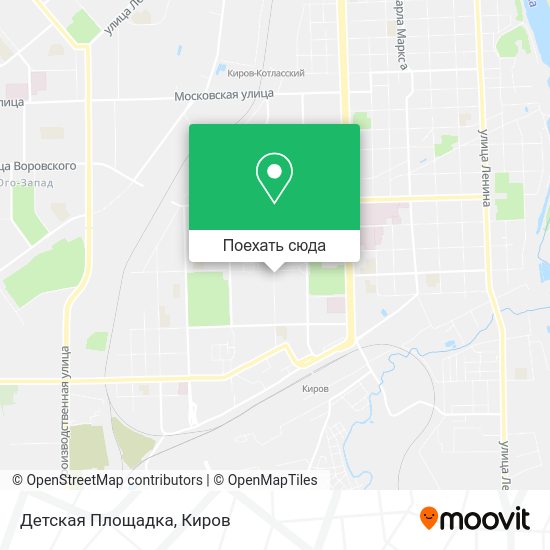 Карта Детская Площадка