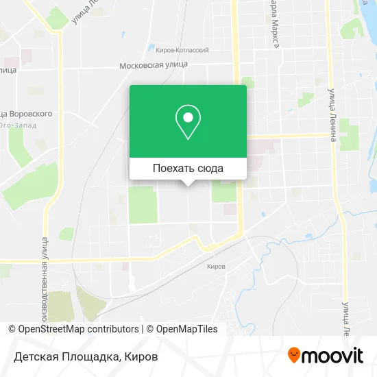 Карта Детская Площадка