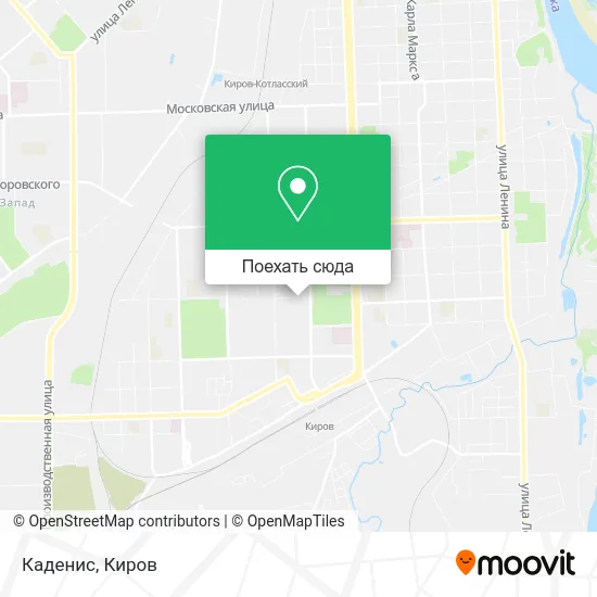 Карта Каденис