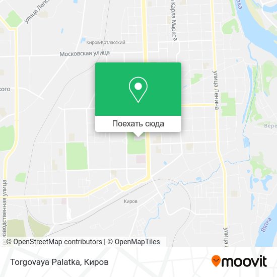 Карта Torgovaya Palatka