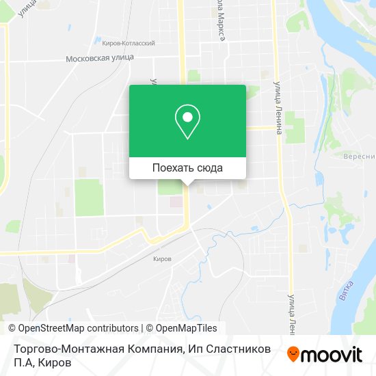Карта Торгово-Монтажная Компания, Ип Сластников П.А